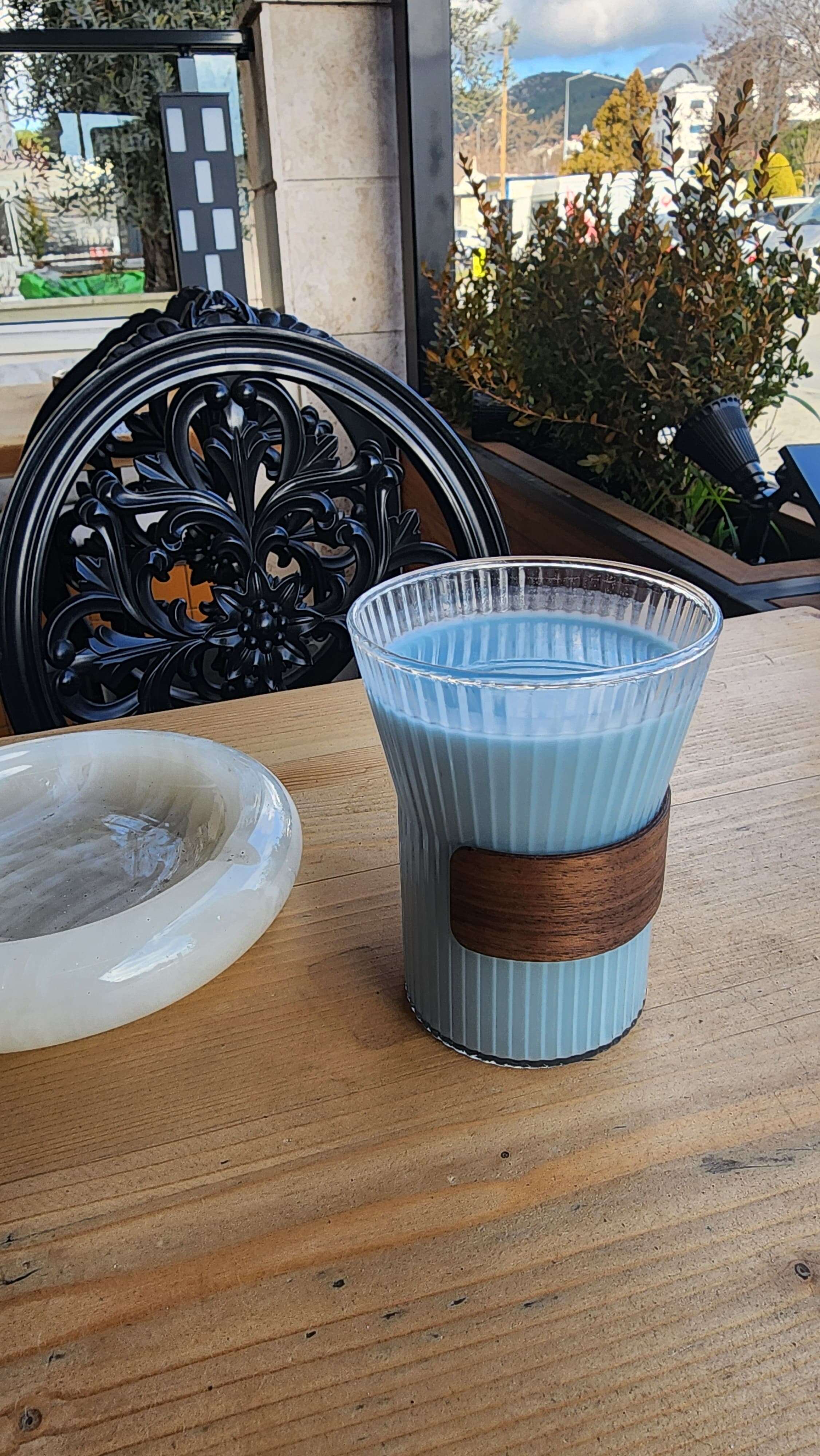 Blue Spirulinalı Matcha Latte